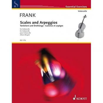 FRANK M.-Escalas y Arpegios (Scales and Arpeggios) para Violoncello (Kliegel)