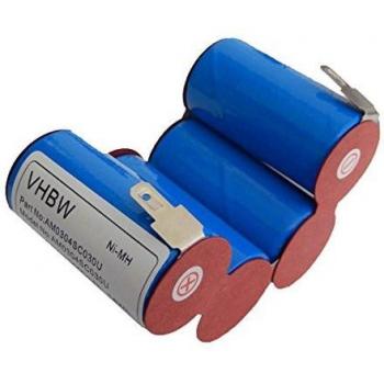 VHBW NiMH Batteria 3000mAh compatibile AEG Accurette