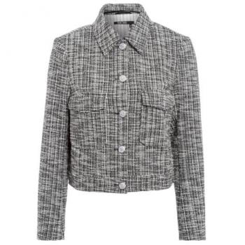 MARC AUREL Klassischer Bouclé‑Blazer Schwarz 42