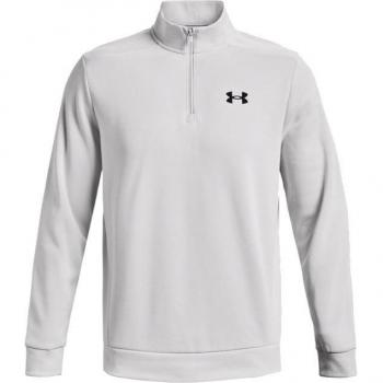 Sudadera Under Armour Armour Fleece Media Cremallera Hombre Blanco L