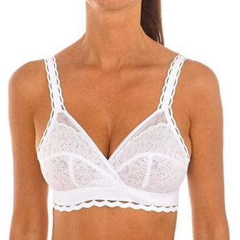 Playtex Classic Lace Support Bra (White) – Size 36DD