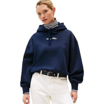 Sweat à Capuche Tommy Hilfiger Bleu Femme