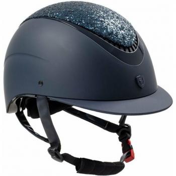 Equestro Galaxy Reithelm mit funkelndem Visier