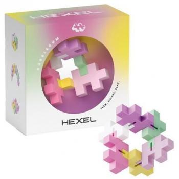 Plus-Plus Hexel Flex Bloques de Construcción Color Bubblegum