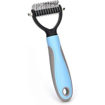 Double-Sided Shedding Brush for Cats and Dogs