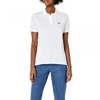 Lacoste Polo Donna Pf7839 Bianco Taglia 46