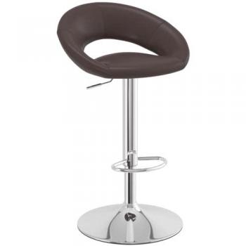 Tabouret d’appoint brun réglable pour petit-déjeuner