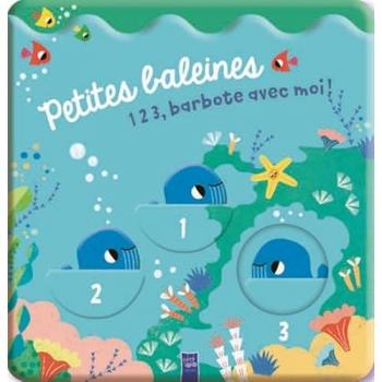 Petites baleines - Livre bain
