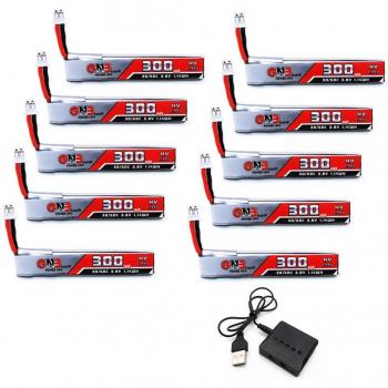 Batería GAONENG GNB1S 300 mAh 3,8 V 30C/60C (Lipo PH2.0) para Happymodel Mobula7Snapper BetaFPV