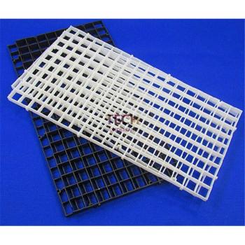 30x15x0.8cm Fish Tank Filter Grid White/Black