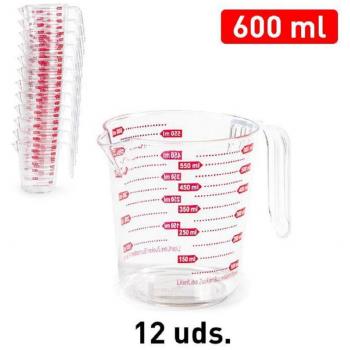Caraffa Graduata in Plastica con Manico 600 Ml