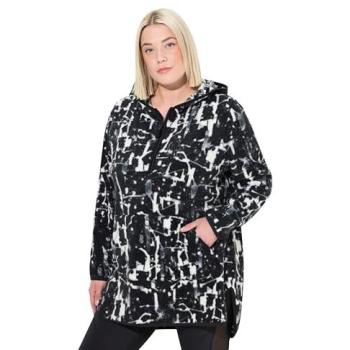 Schwarzer Polyester Longpullover Ulla Popken Damen 54/56