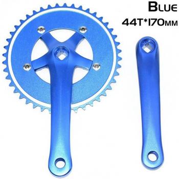 AL 6061 Fixie Crankset 170mm CNC Chainwheel 44T 46T