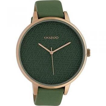 Oozoo Modische Armbanduhr Damen Analog 48mm Grün