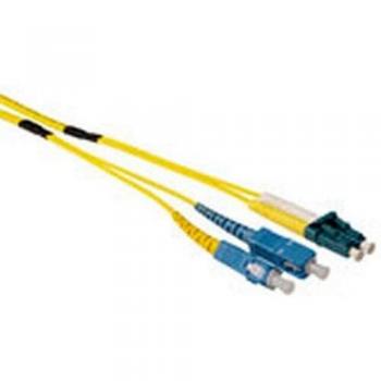 ACT 20 meter Duplex Monomode 9/125 OS2 vezelkabel met LC en SC connectoren - Versterkt