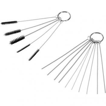 Hot1 Carburetor Carbon Dust Cleaner Kit - 13 Cleaning Wires, 10 Needles, 5 Nylon Brushes