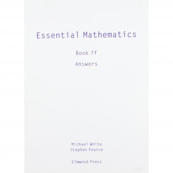 Answers (Bk. 7f) (Essential Mathematics)