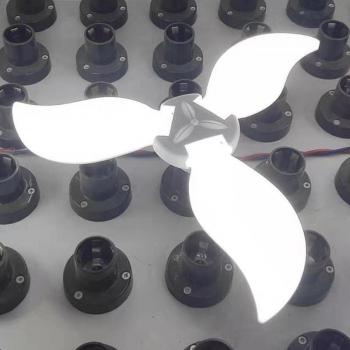 Lámpara Ventilador LED Plegable 45W para Hogar