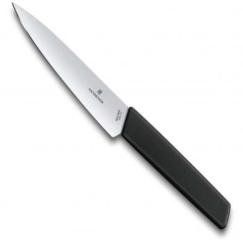 Victorinox Swiss Modern Kochmesser - 15cm - Rostfreier Stahl/PP-Kunststoff - Schwarz