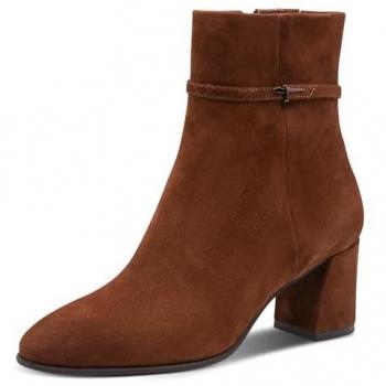 Tamaris Women's Brown Ankle Heel Boot Size 9 US