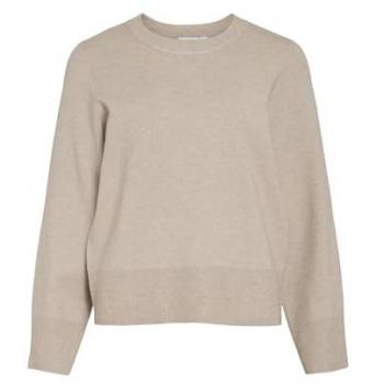 Vila Vicassie O-hals Lange Mouwen Top