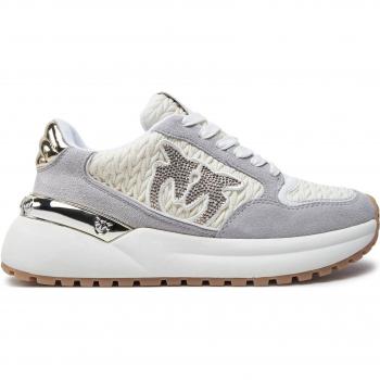 PINKO Stylish Gray Trainers for Women