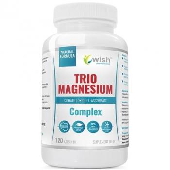 Wish Magnez Complex 400mg Trio Magnez 120 kapsułek