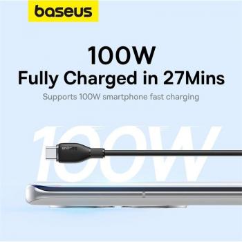 Cable Baseus Pudding 100W USB a Tipo C 1.2m