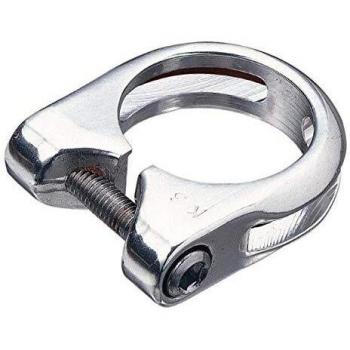 Alu Sattelstützklemme 34.9 mm silber