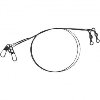 20PCS Anti-Bite Steel Fishing Wire Leaders with Swivel - 15/20/25cm, 3 Color Options