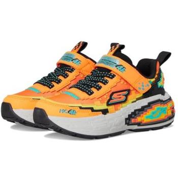 Skechers Sneaker MEGA-CRAFT 4K – Kindersportschuh, 31, Orange mit kontrastreichen Details