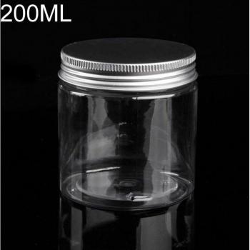 40ML Cosmetic Travel Empty Bottle Jar Round Aluminum Cover Lid Plastic Lip Balm Make-up Bottling Box