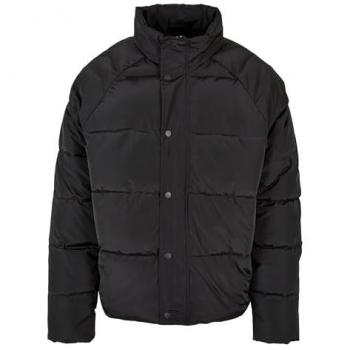 Urban Classics Raglan Puffer Jacke - Schwarz - L