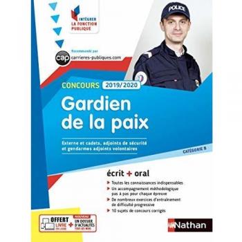 Gardien de la paix : Concours catégorie B