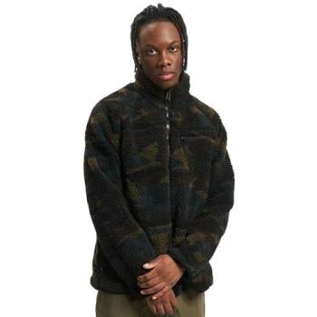 Giacca di mezza stagione di Brandit - Teddy Fleece Jacket - S a XXL - Uomo - mimetico bosco