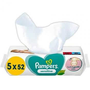 Pampers Soft Care Sensitive Wipes, 260 Pcs