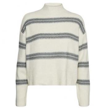 Vero Moda Rollkragenpullover Dazzle Beige Loose Fit