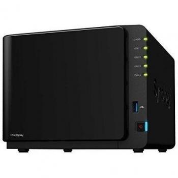 Synology DS216+II - NAS de almacenamiento en red (Intel Celeron N3060, 1 GB RAM, USB 3.0, Ethernet, SATA), color negro