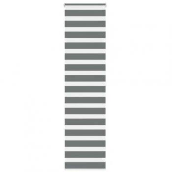 Store zèbre gris foncé 60,9 cm tissu polyester