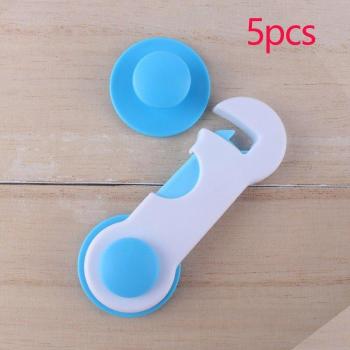 5PCS Multi-function Anti-pinch Drawer Lock