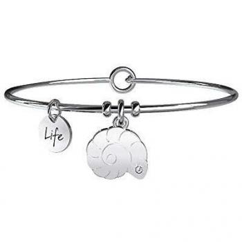 Bracelet KIDULT Animaux Sauvages en Acier Inoxydable 316L et Cristaux - Conque Sensibilité