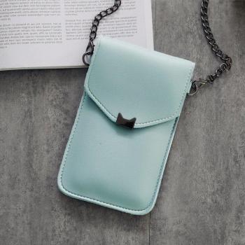 Cat Ear Transparent Touch Screen Messenger Bag