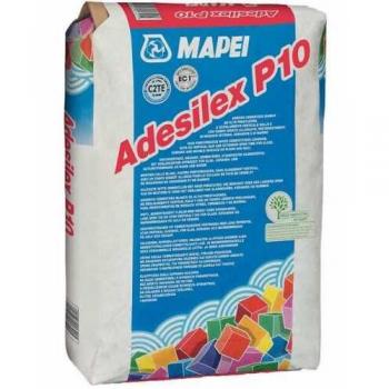 Adesivo Mapei Adesilex P10 25 kg bianco C2TE