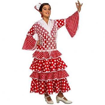 Costume da Spagnola Alba Rosso per bambina