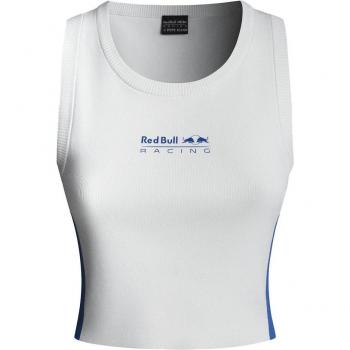 Red Bull Racing x Pepe Jeans Top Blanco Azul sin Mangas Mujer M