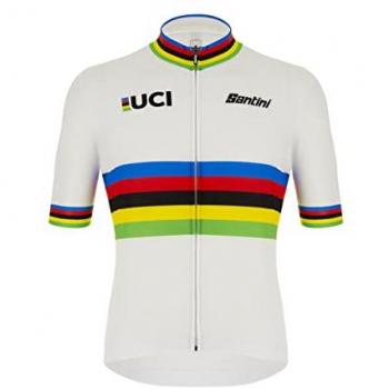 Maillot Santini UCI Campeón del Mundo Manga Corta XXL