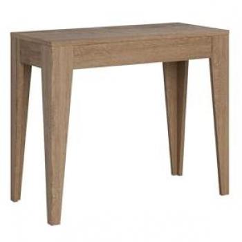 Piano di Lavoro Estendibile 90-302x42x77 cm – Finitura Nobilitata Marrone