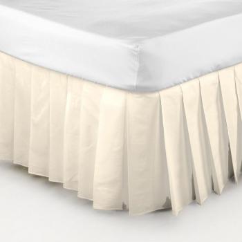 Belledorm Easy Fit Knife Pleated Platform Valance Cream
