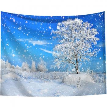 Winter Forest Holiday Tapestry