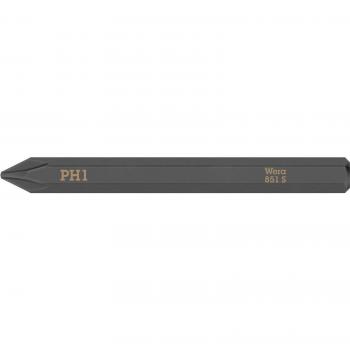 Embout de vissage Wera 851 S PH 1x70mm (5 pièces)